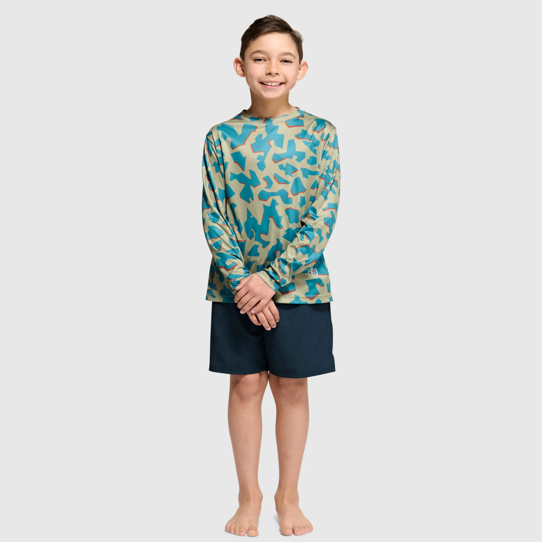 Big Kids' Brackish Long Sleeve Sun Shirt - Image 4