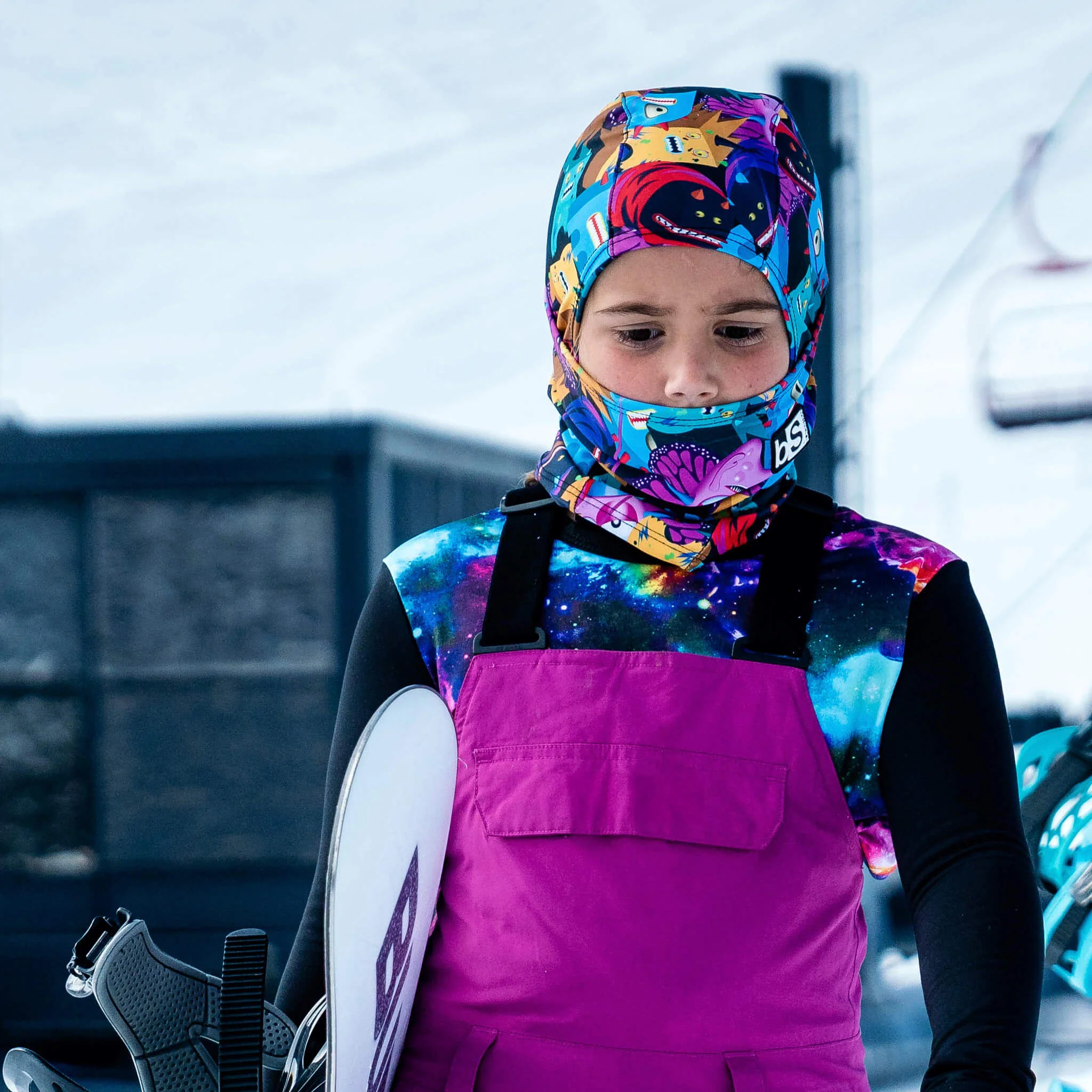 Kids' Hood Balaclava Solid Tones - Image 49