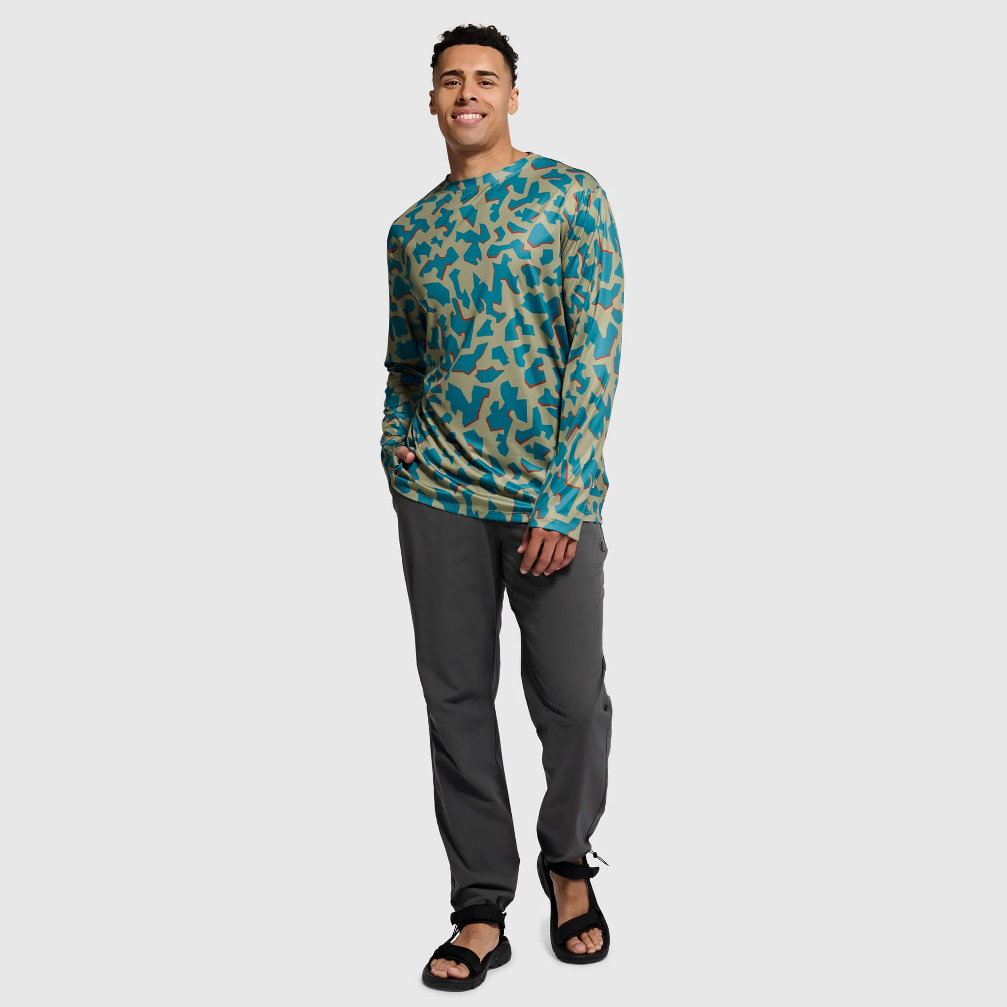 Men's Brackish Long Sleeve Sun Shirt - Image 22