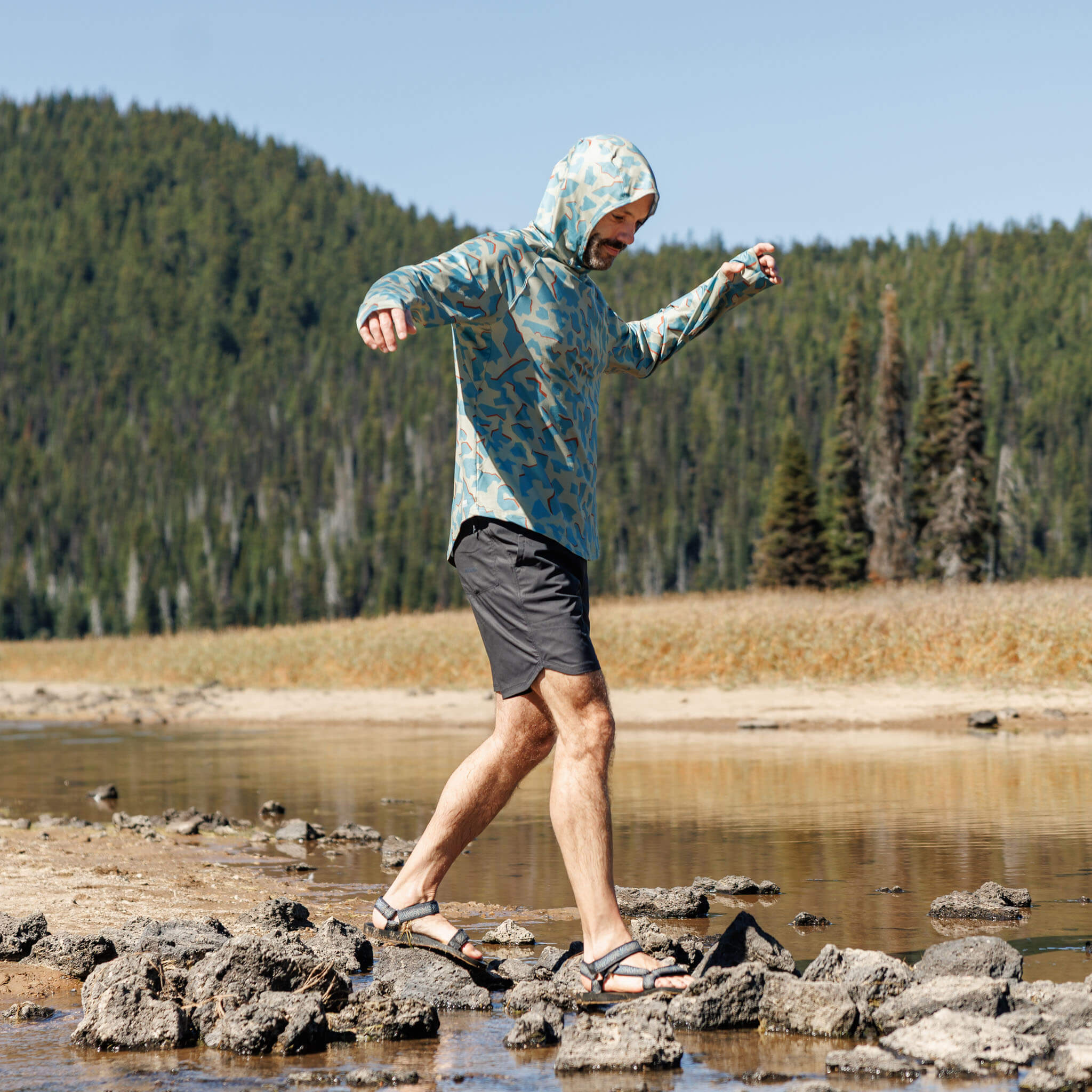 Men's Brackish Sun Hoodie - Image 11