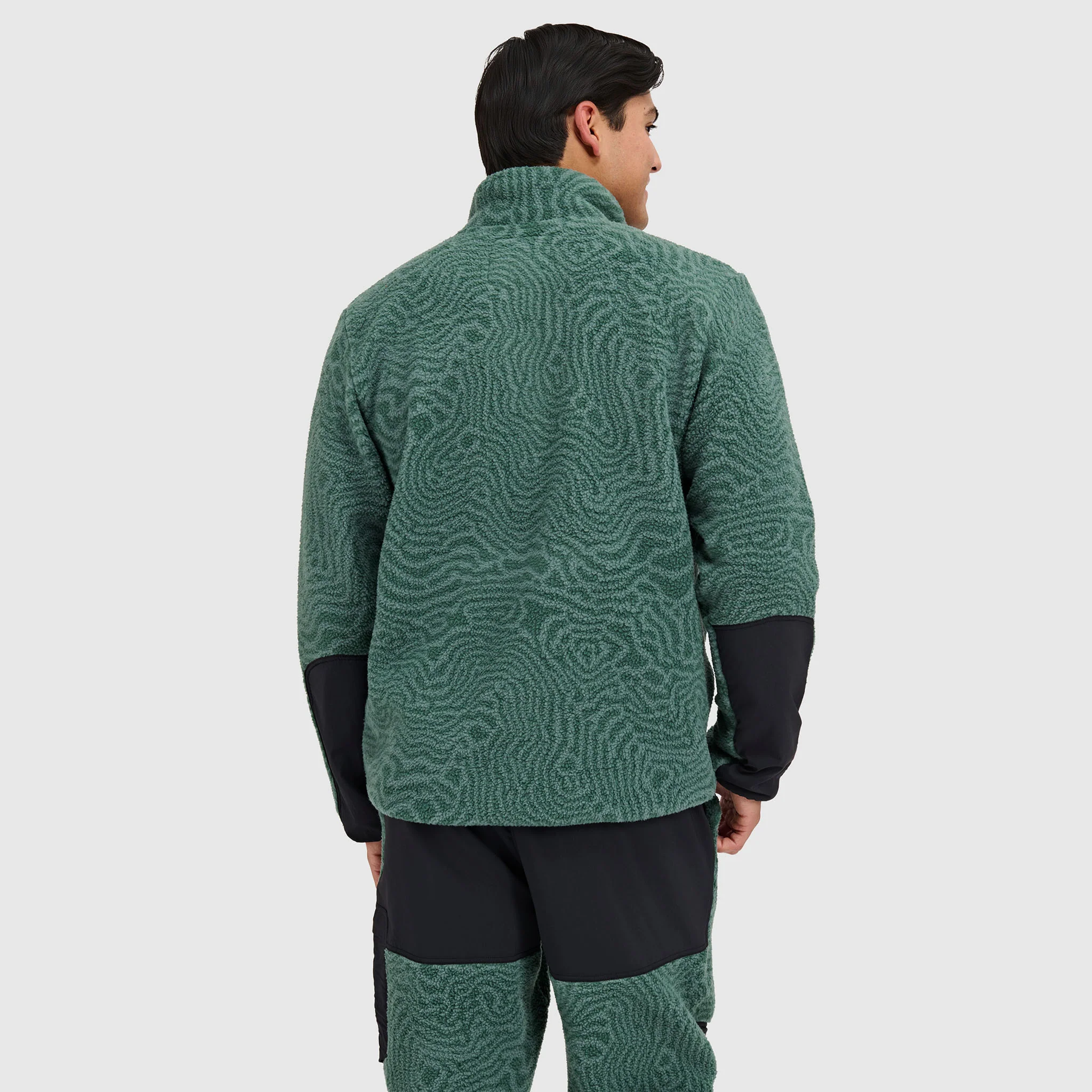 Men's Caldera Sherpa Fleece Pullover 1/2 Snap - Image 20