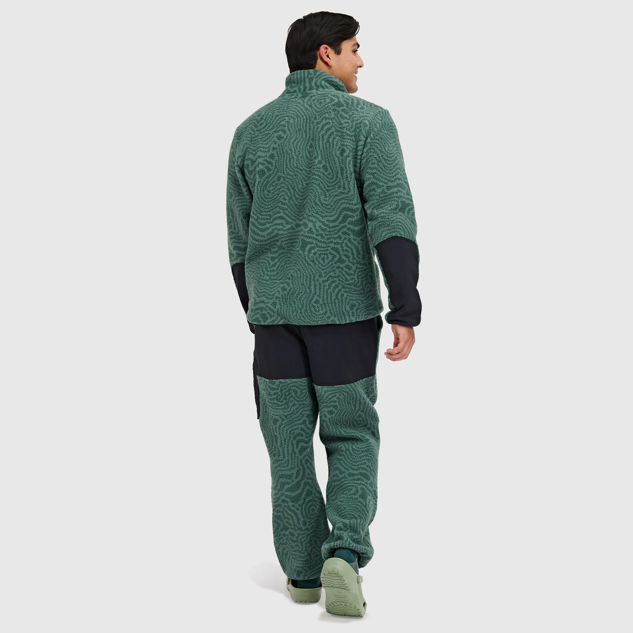 Men's Caldera Sherpa Fleece Pullover 1/2 Snap - Image 21