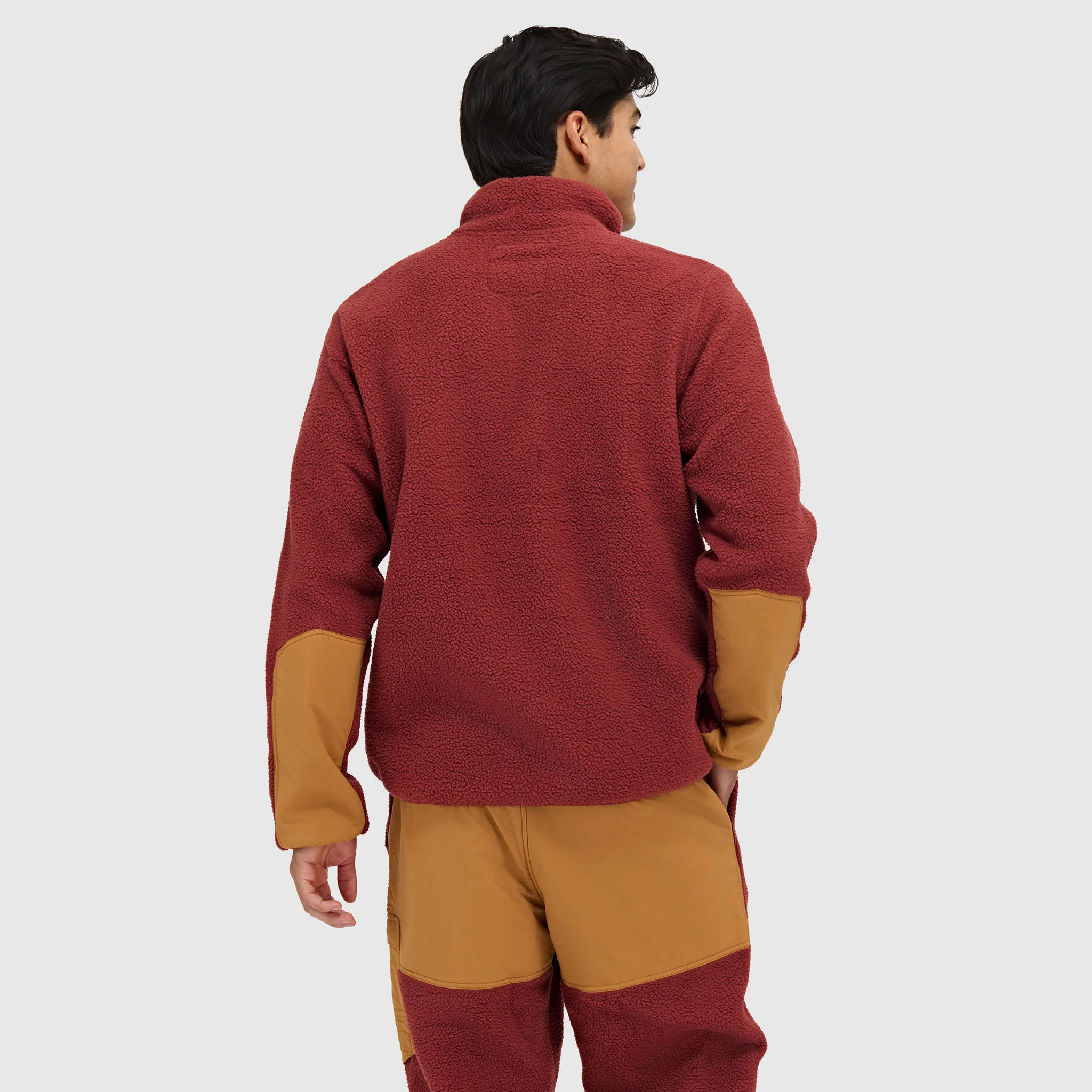 Men's Caldera Sherpa Fleece Pullover 1/2 Snap - Image 5