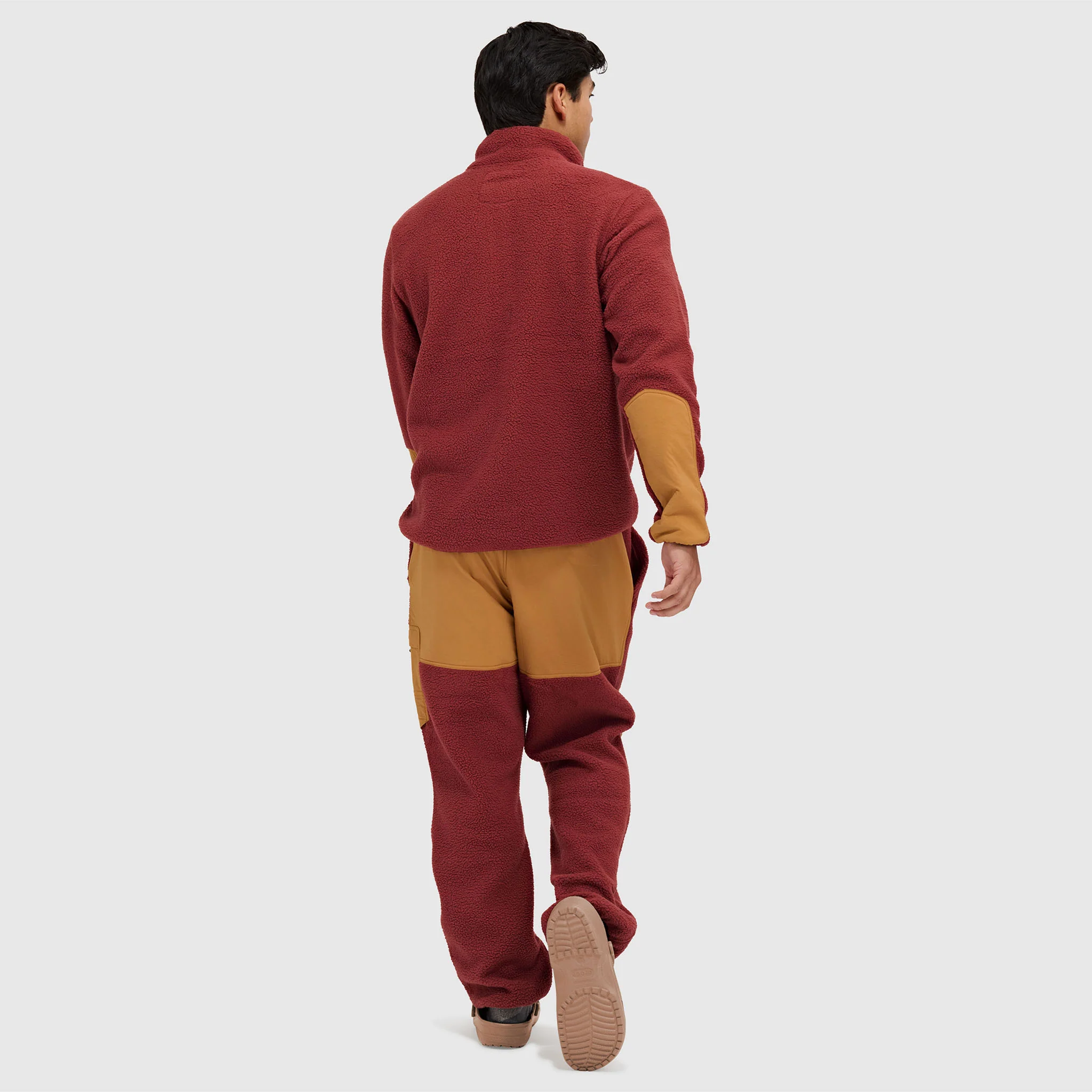 Men's Caldera Sherpa Fleece Pullover 1/2 Snap - Image 6