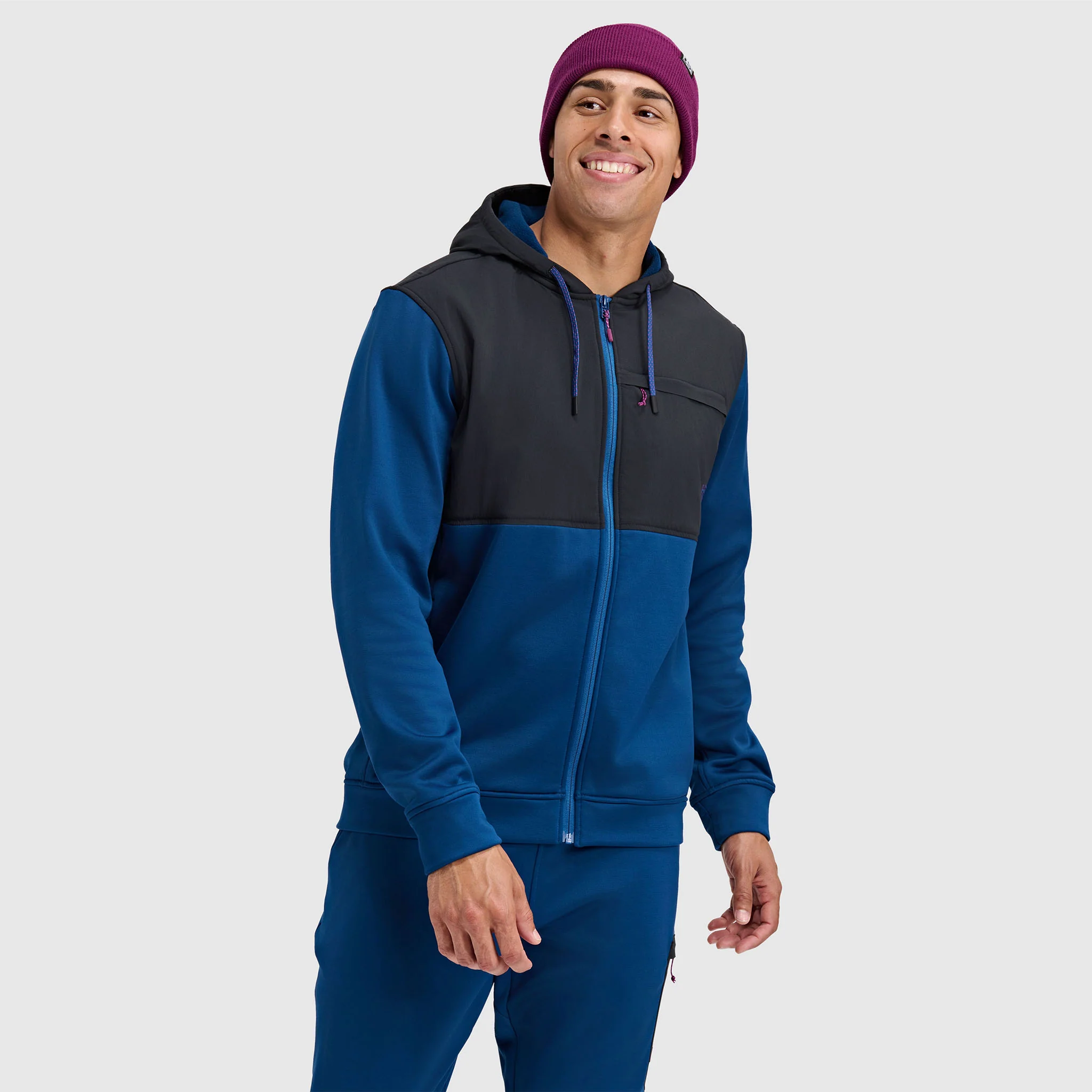 Men's Spectrum Fleece Full Zip Hoodie - Image 4