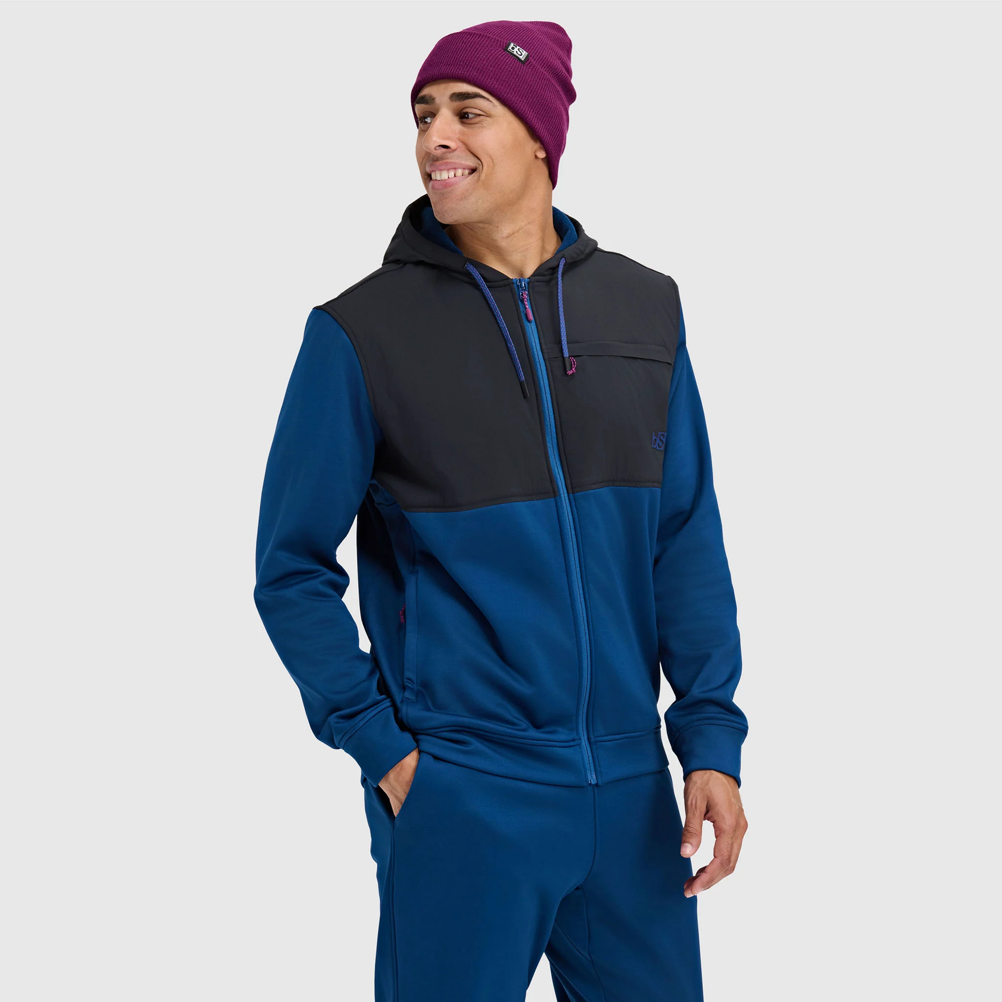 Men's Spectrum Fleece Full Zip Hoodie - Image 5