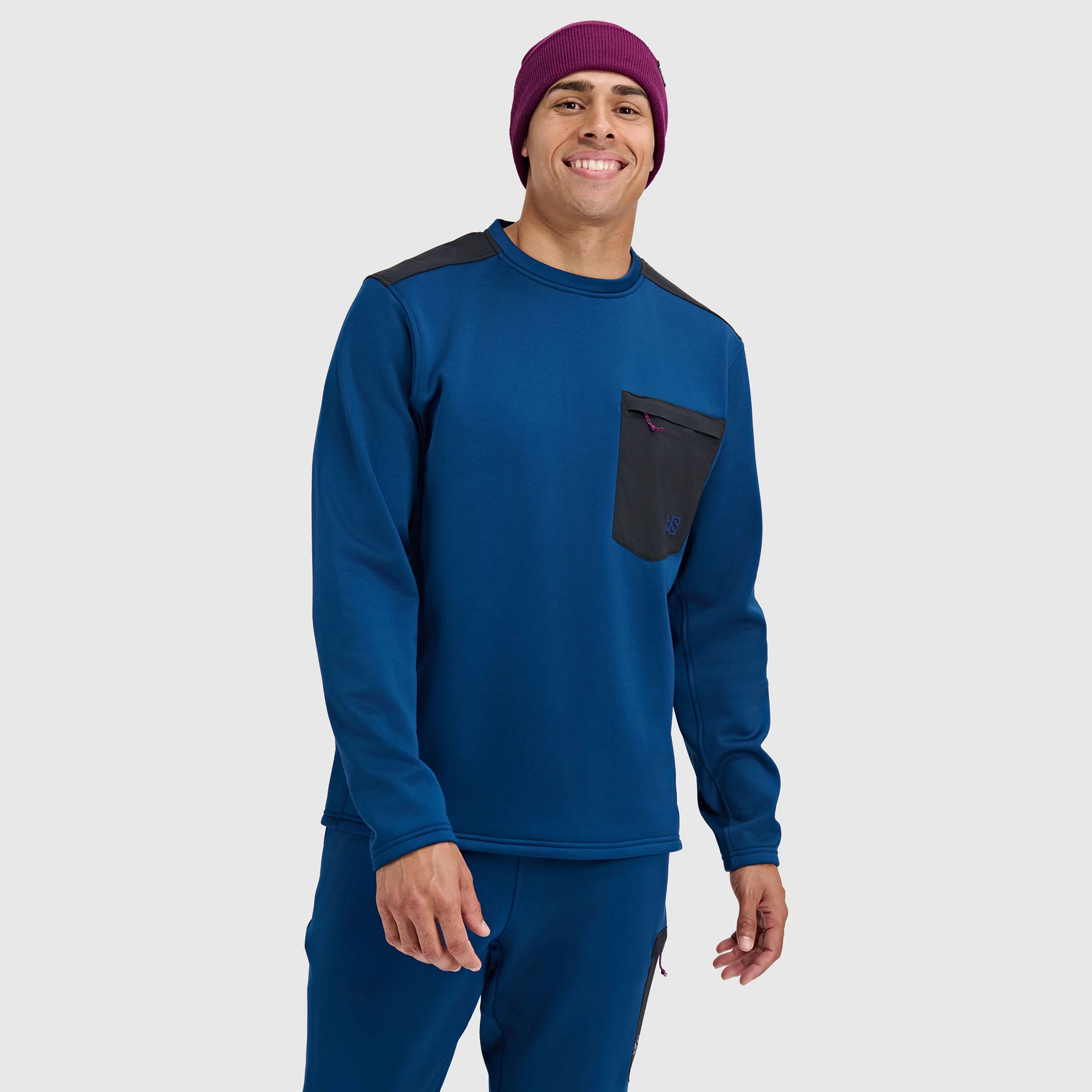 Men's Spectrum Fleece Pullover Crew - Image 6