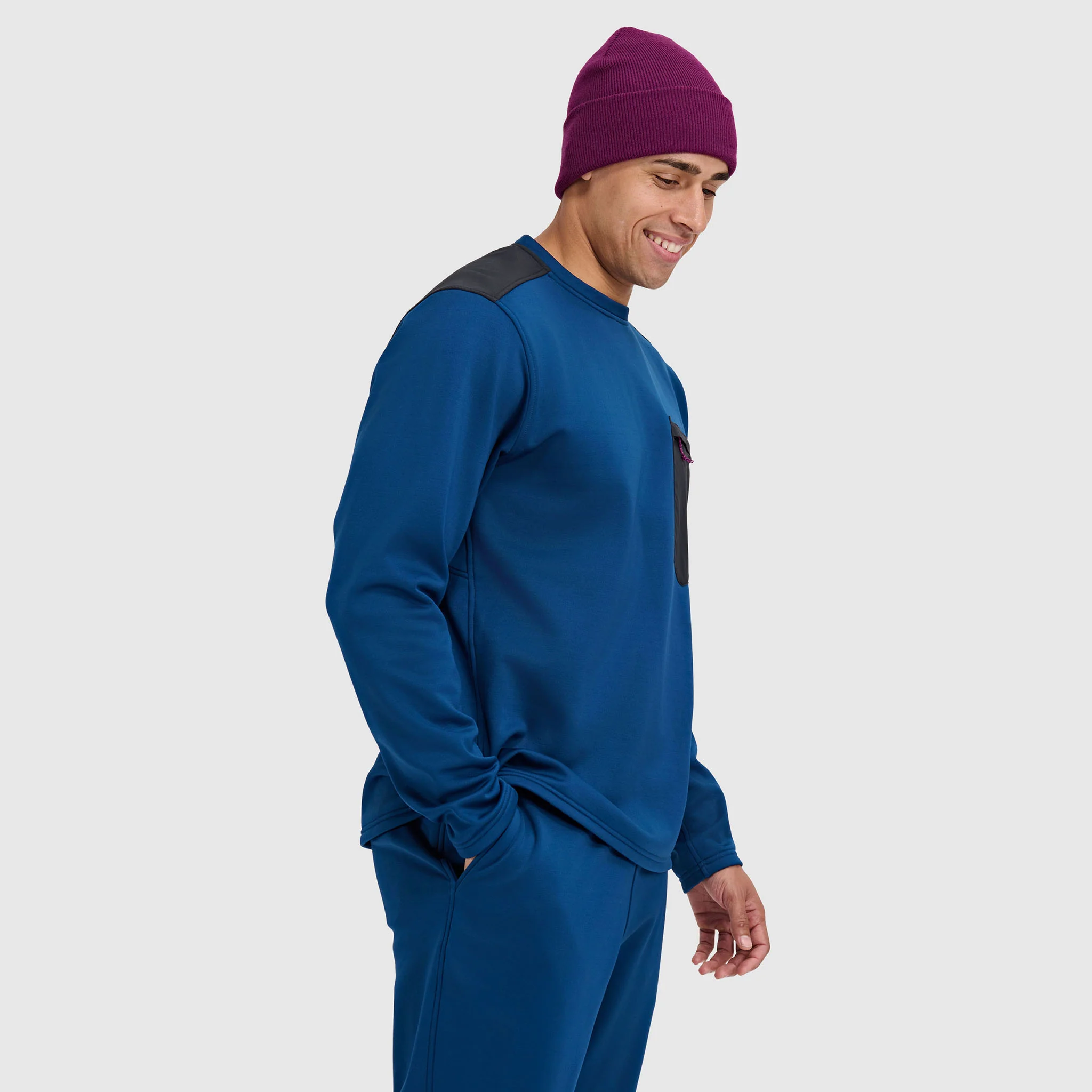 Men's Spectrum Fleece Pullover Crew - Image 7