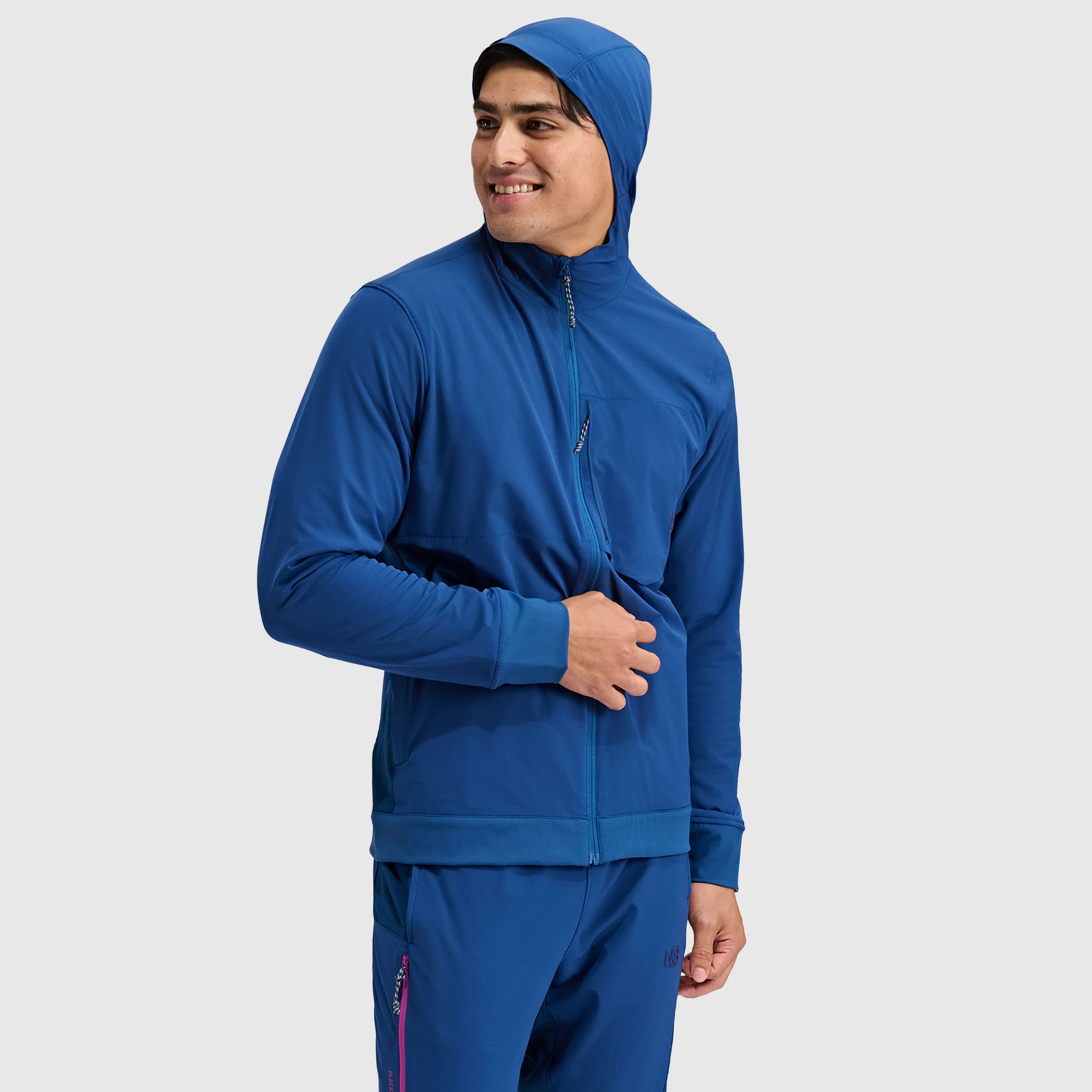 Men's Tribrid Grid Fleece Softshell Jacket - Image 10
