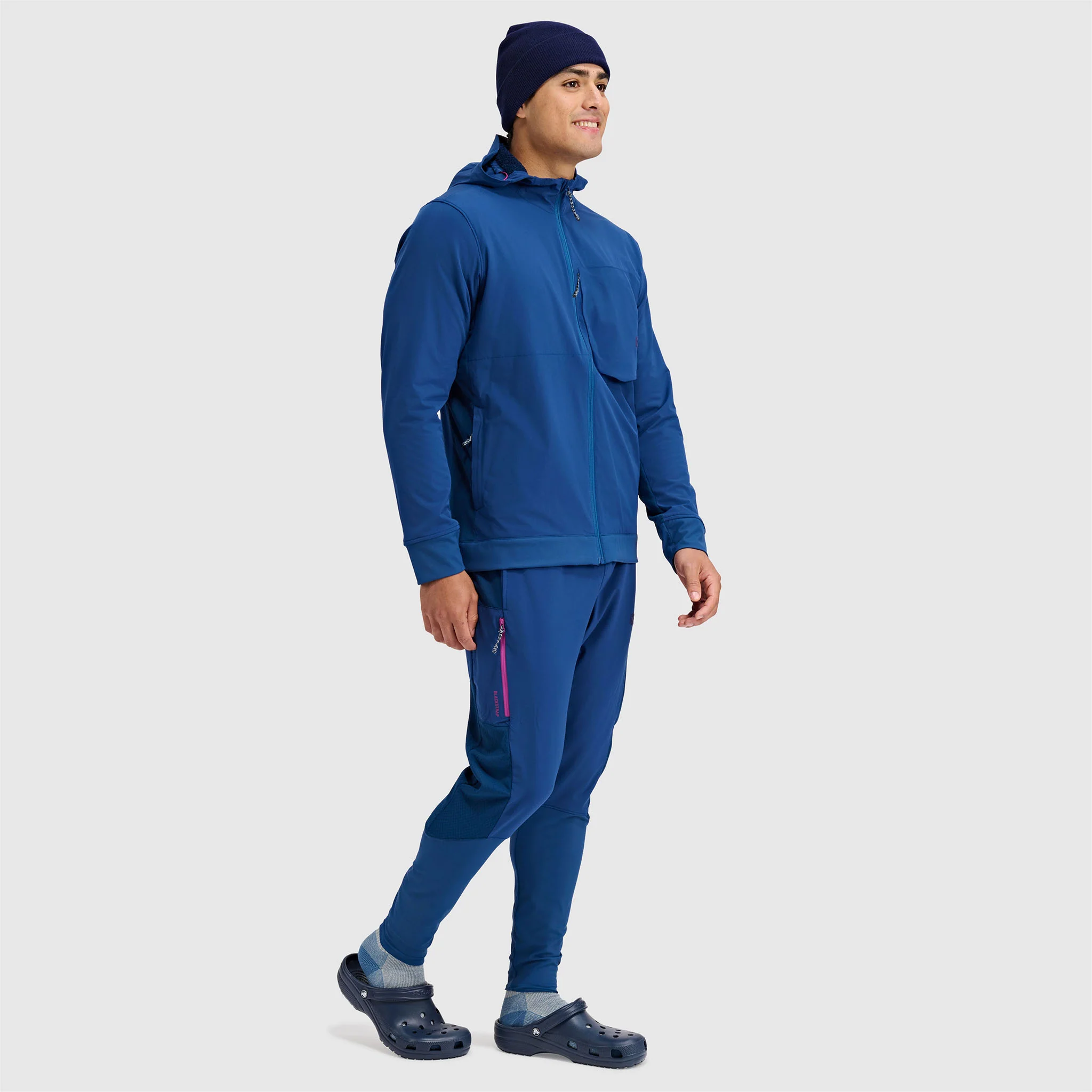 Men's Tribrid Grid Fleece Softshell Jacket - Image 11