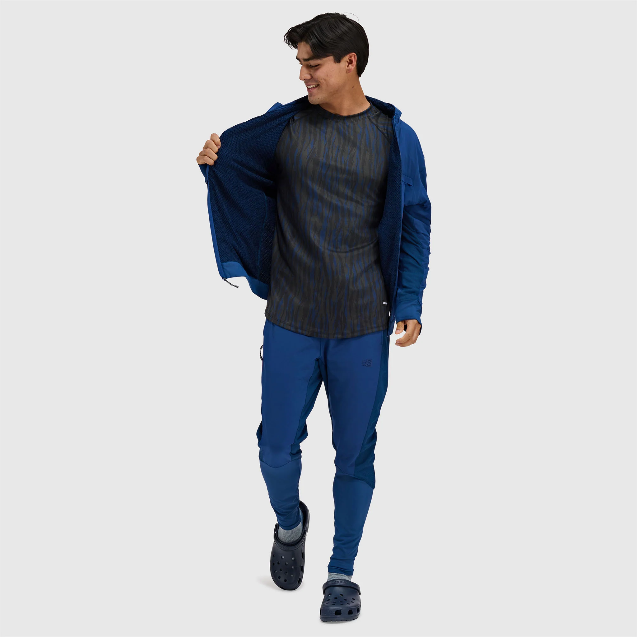 Men's Tribrid Grid Fleece Softshell Jacket - Image 15