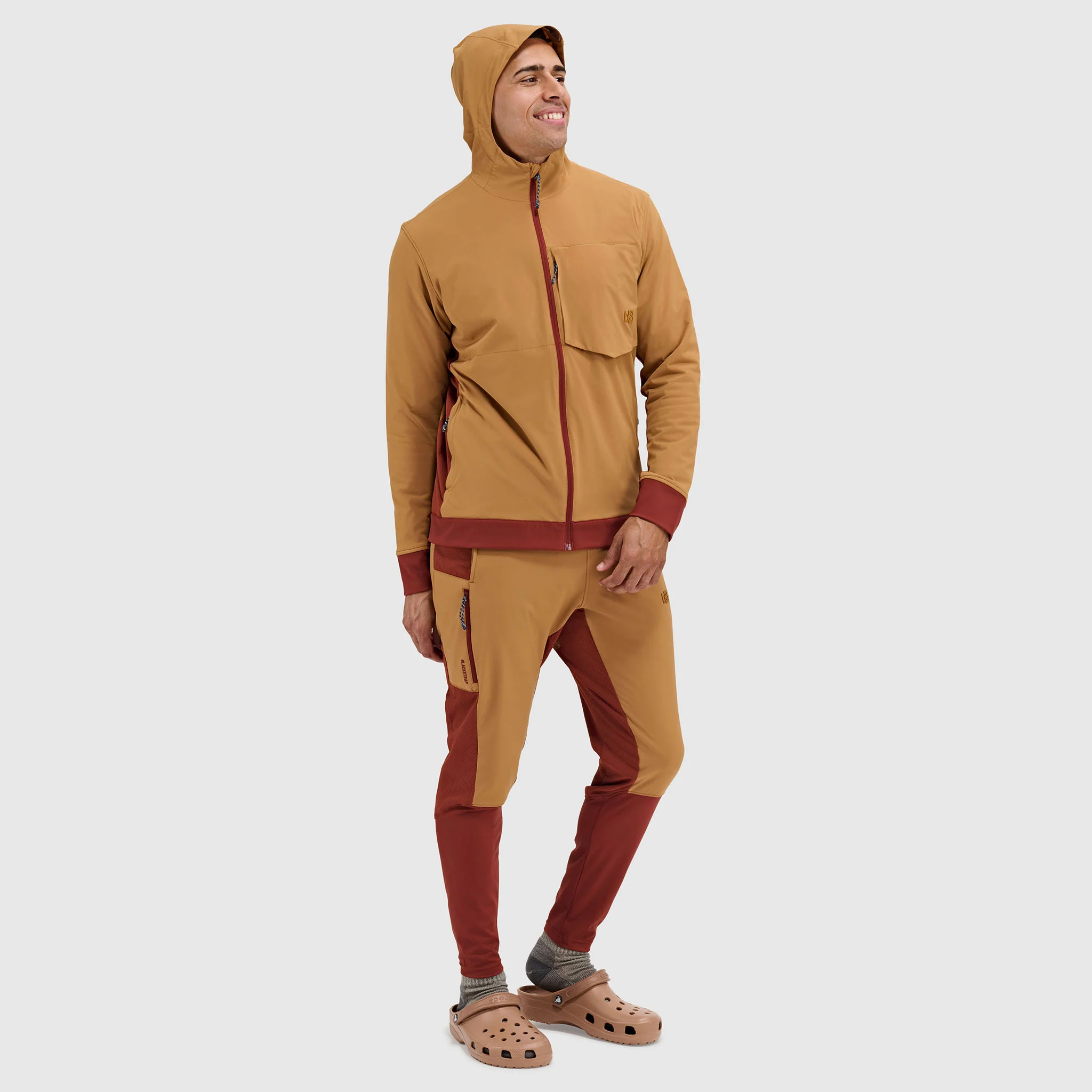Men's Tribrid Grid Fleece Softshell Jacket - Image 4