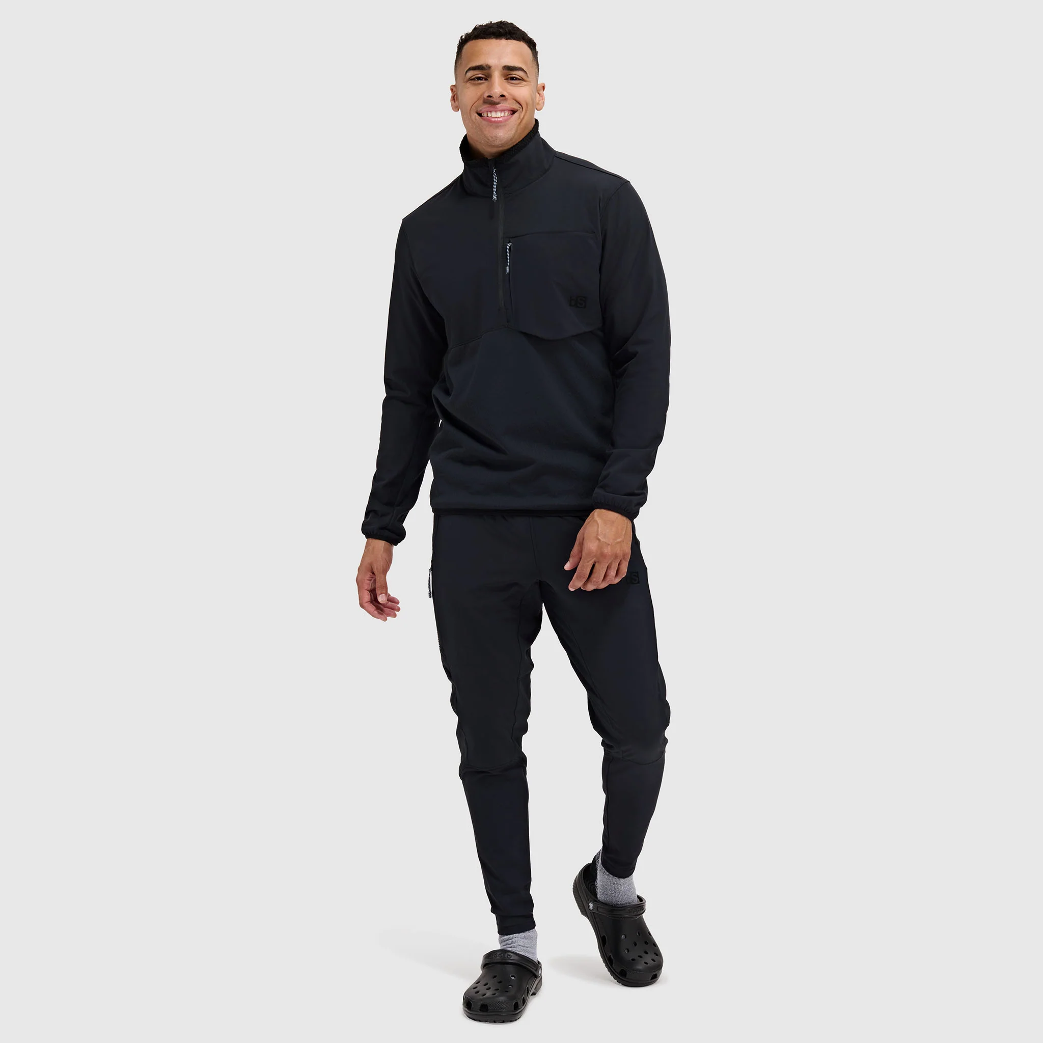 Men's Tribrid Grid Fleece Pullover Jacket 1/2 Zip - Image 14