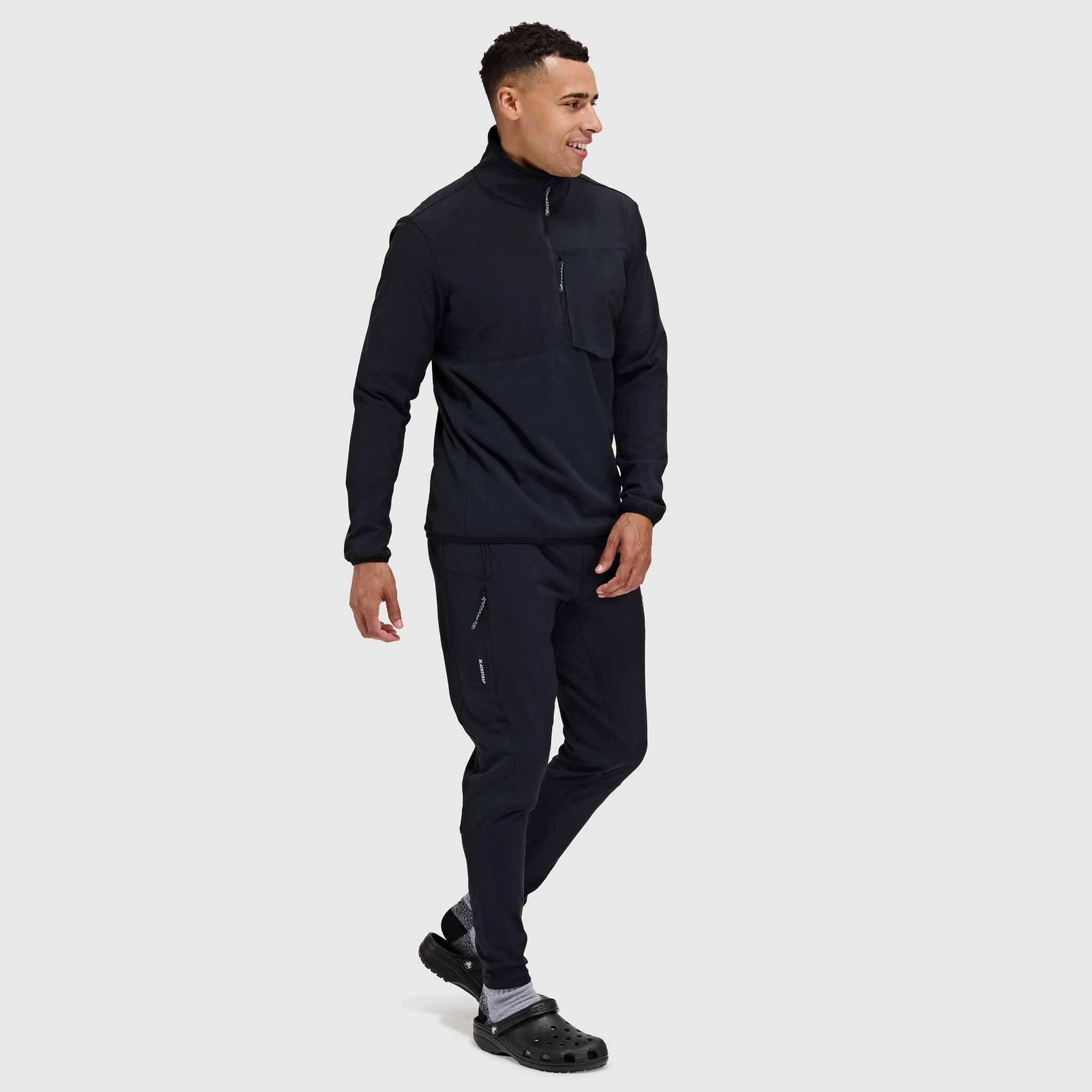 Men's Tribrid Grid Fleece Pullover Jacket 1/2 Zip - Image 16