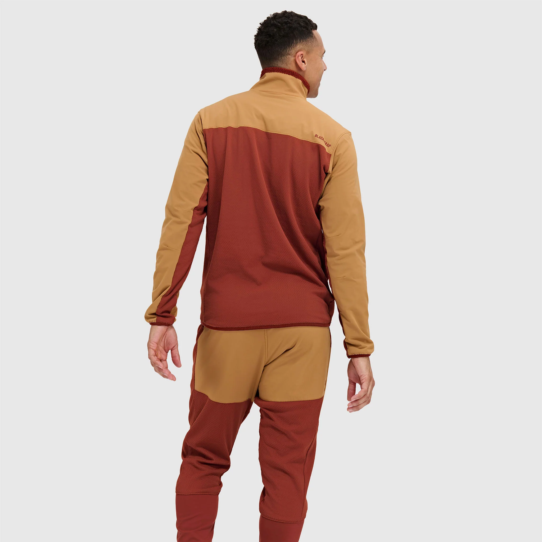 Men's Tribrid Grid Fleece Pullover Jacket 1/2 Zip - Image 5
