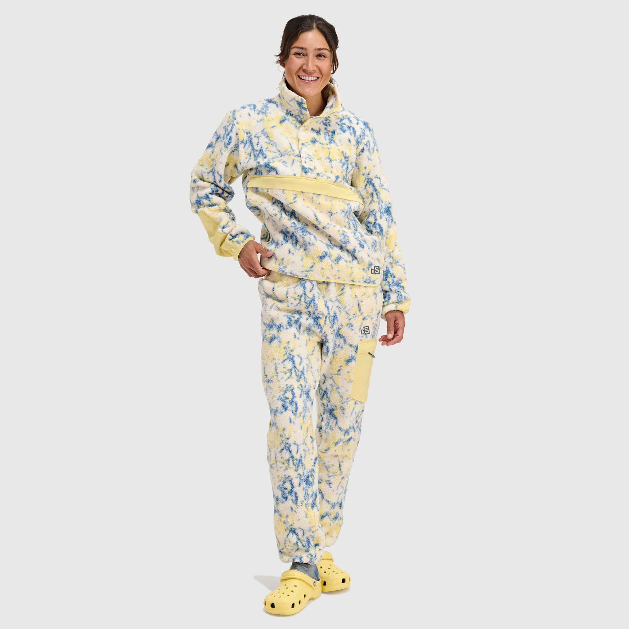 Women's Caldera Sherpa Fleece Pullover 1/2 Snap - Image 10