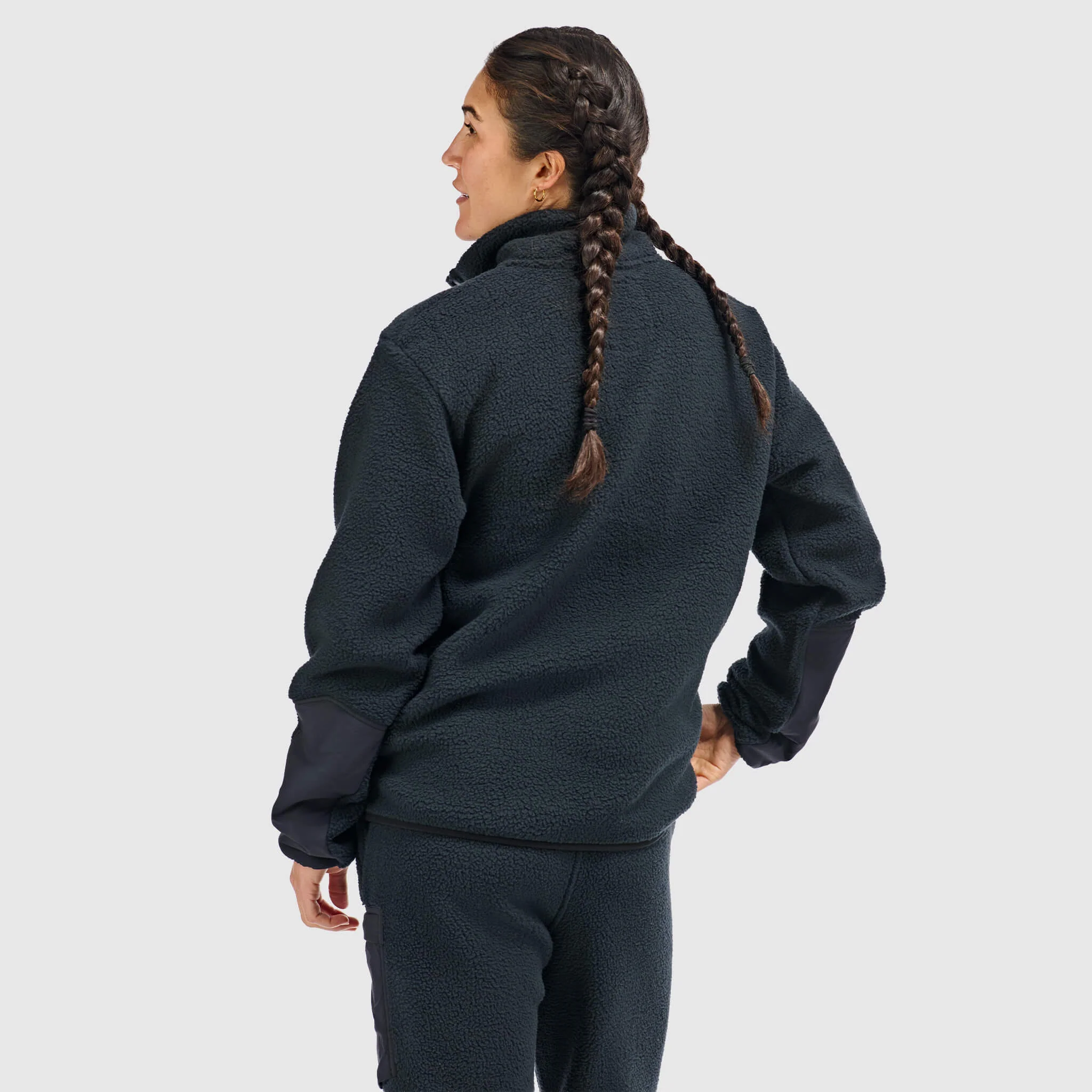 Women's Caldera Sherpa Fleece Pullover 1/2 Snap - Image 20