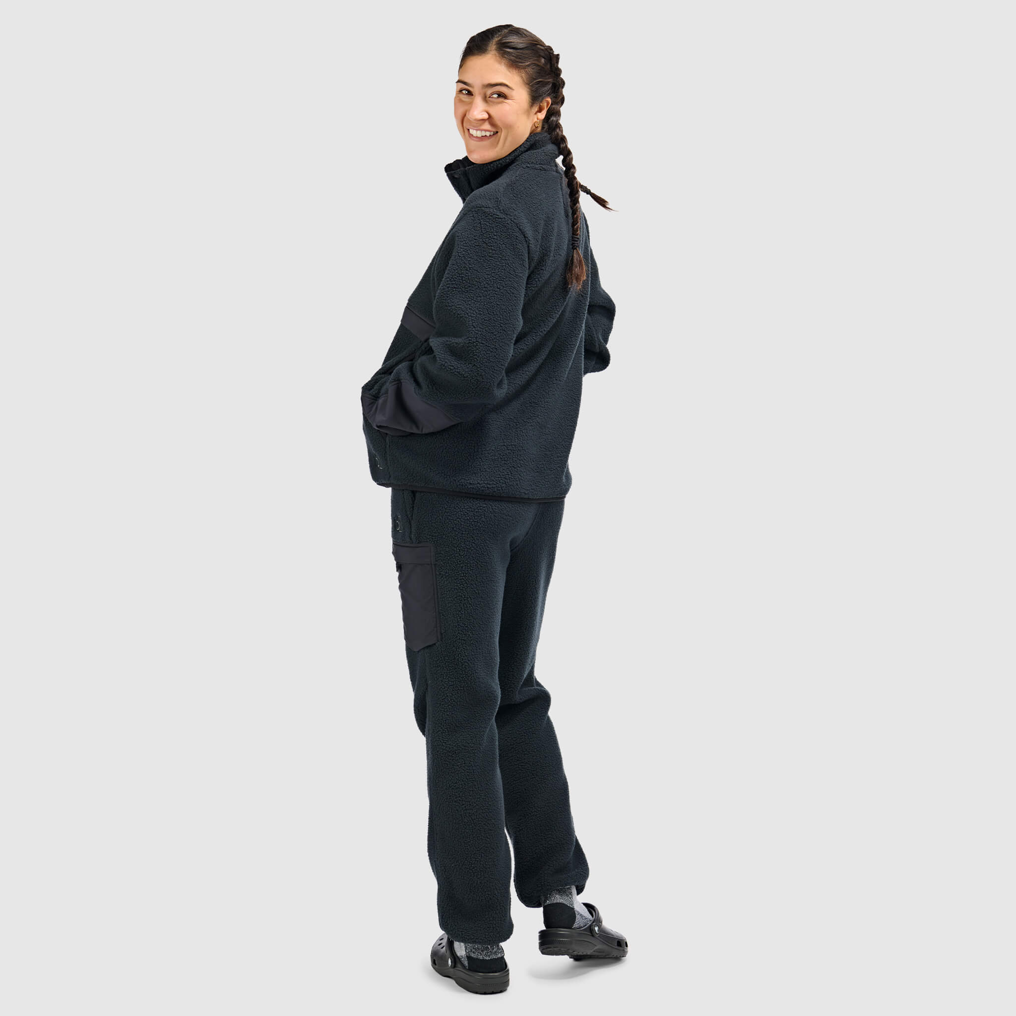 Women's Caldera Sherpa Fleece Pullover 1/2 Snap - Image 21