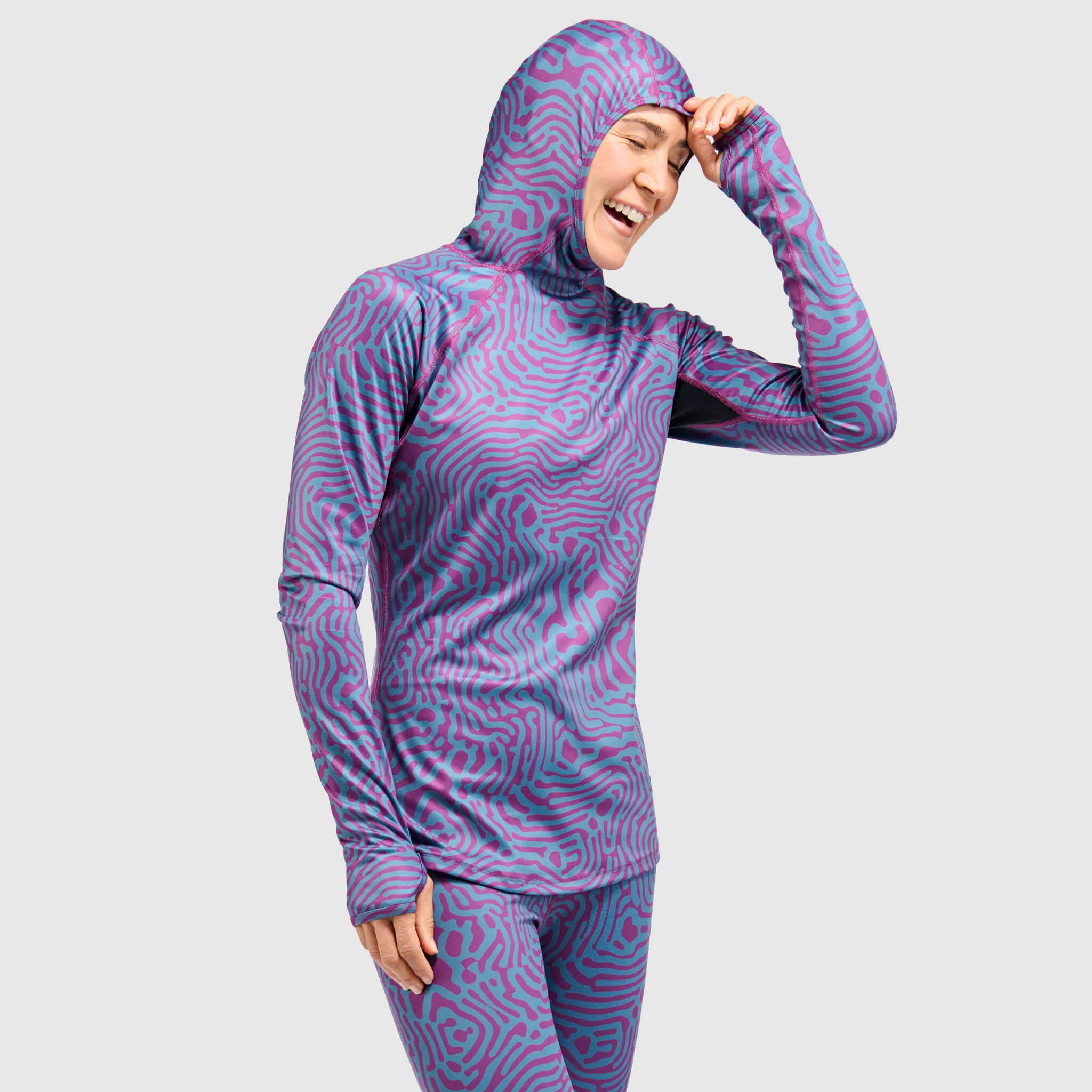 Women's Summit Base Layer Hoodie - Image 10