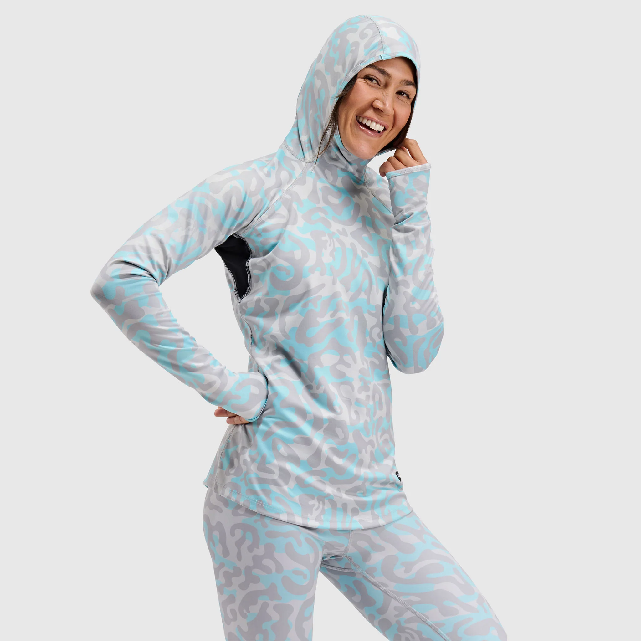 Women's Summit Base Layer Hoodie - Image 3
