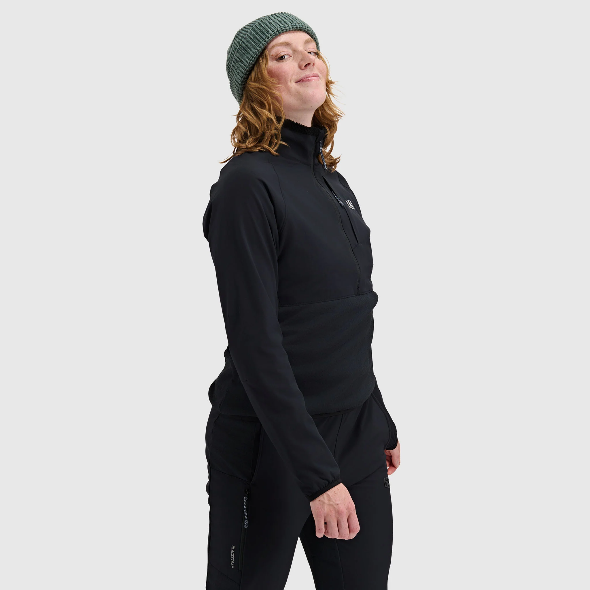 Women's Tribrid Grid Fleece Pullover Jacket 1/2 Zip - Image 22