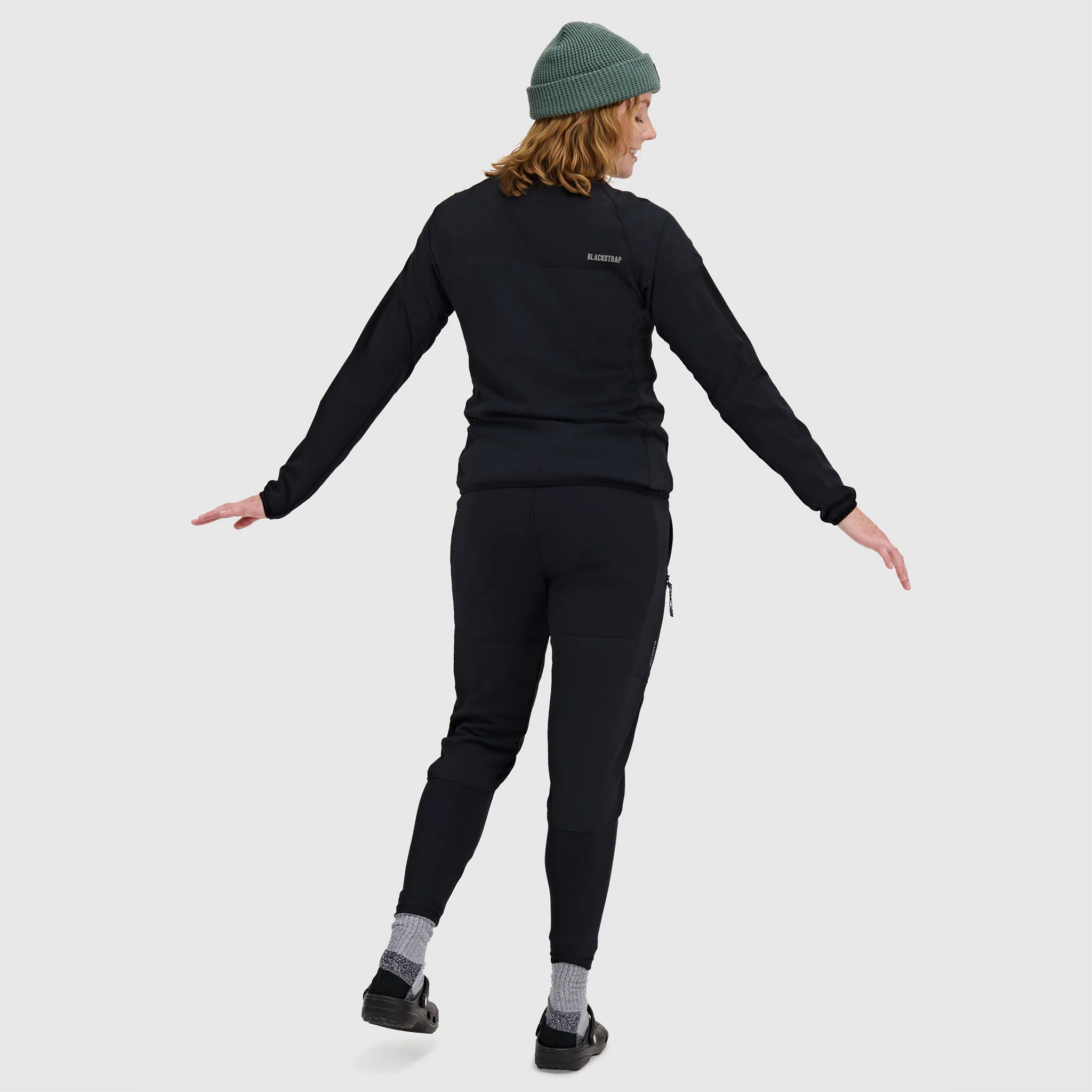 Women's Tribrid Grid Fleece Pullover Jacket 1/2 Zip - Image 25