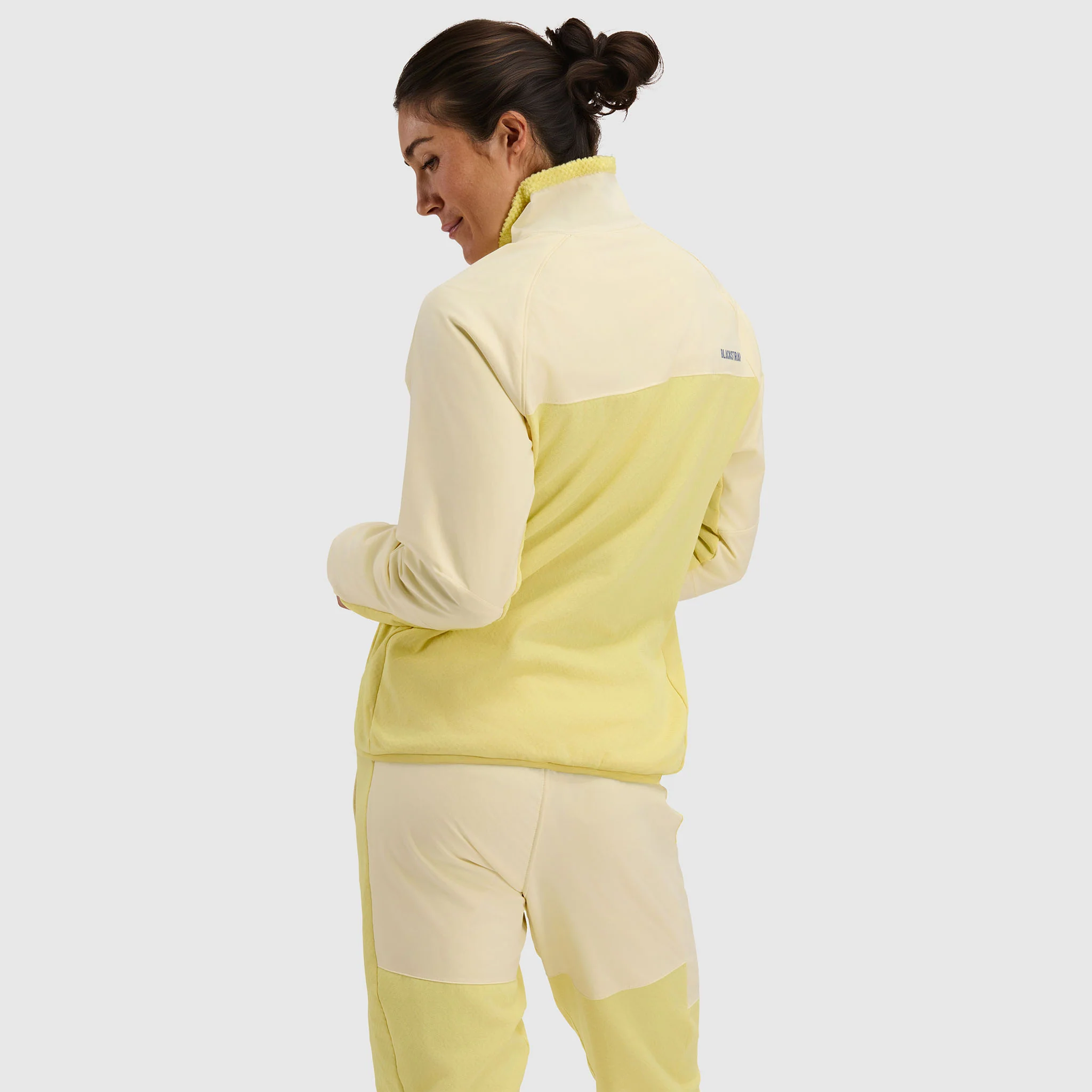 Women's Tribrid Grid Fleece Pullover Jacket 1/2 Zip - Image 5